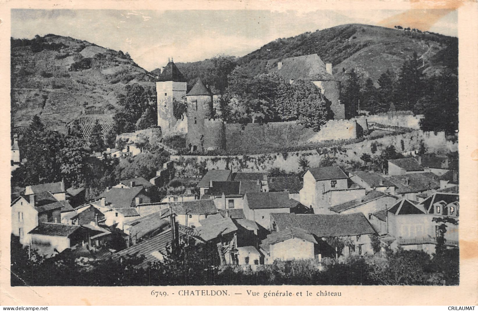 63-CHATELDON-N°T2927-C/0339 - Chateldon