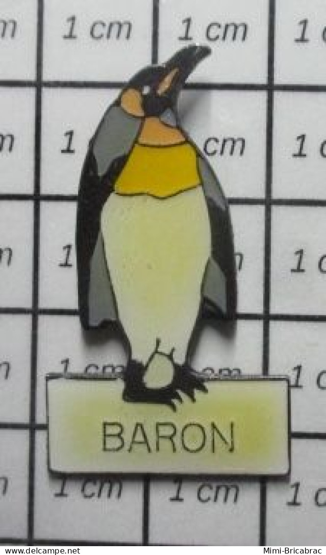 2120 Pin's Pins / Beau Et Rare / ANIMAUX / OISEAU MANCHOT BARON Par DE BEUKELAER - Tiere