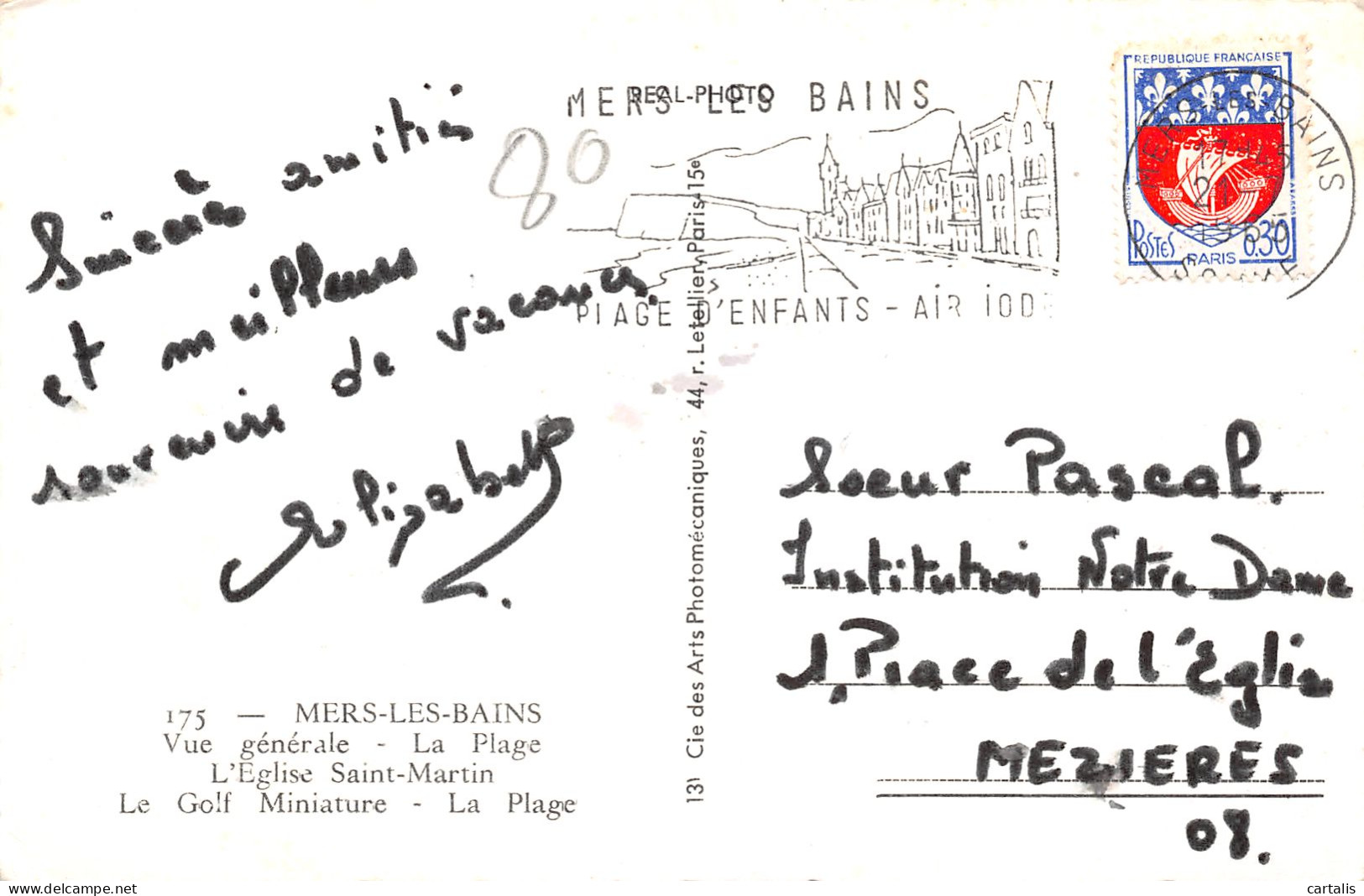 80-MERS LES BAINS-N°3871-B/0019 - Mers Les Bains