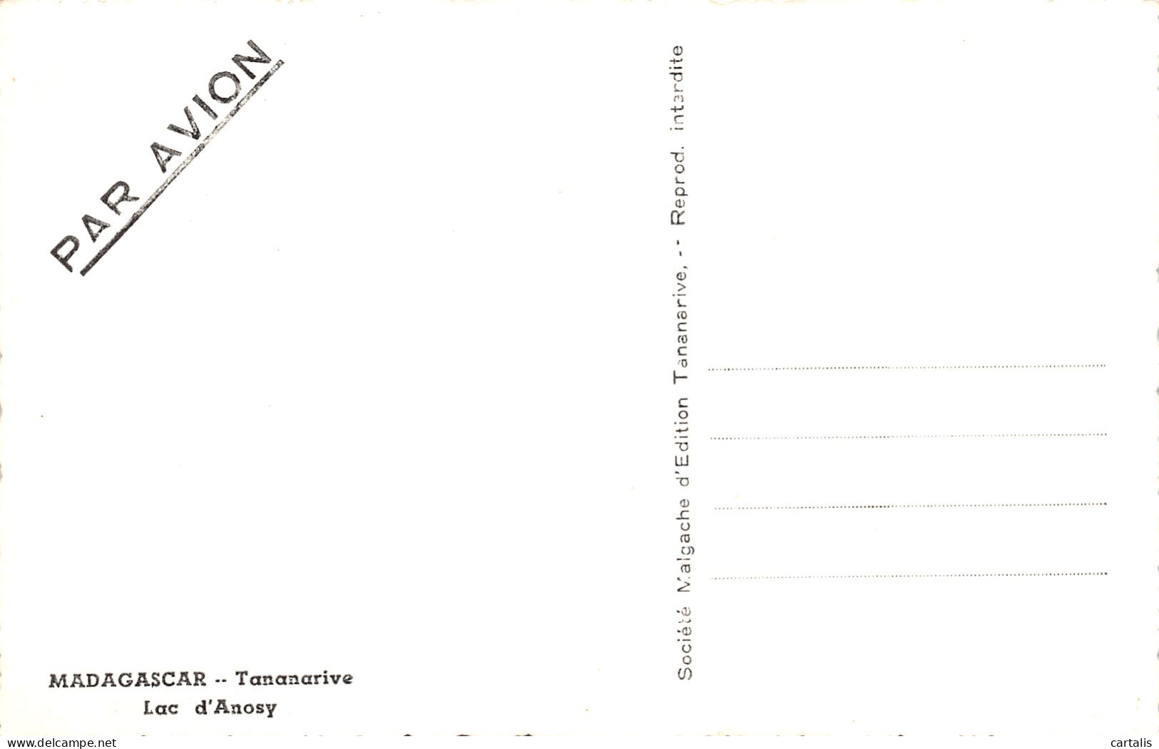 MAD-MADAGASCAR LAC D ANOSY-N°3871-A/0087 - Madagascar