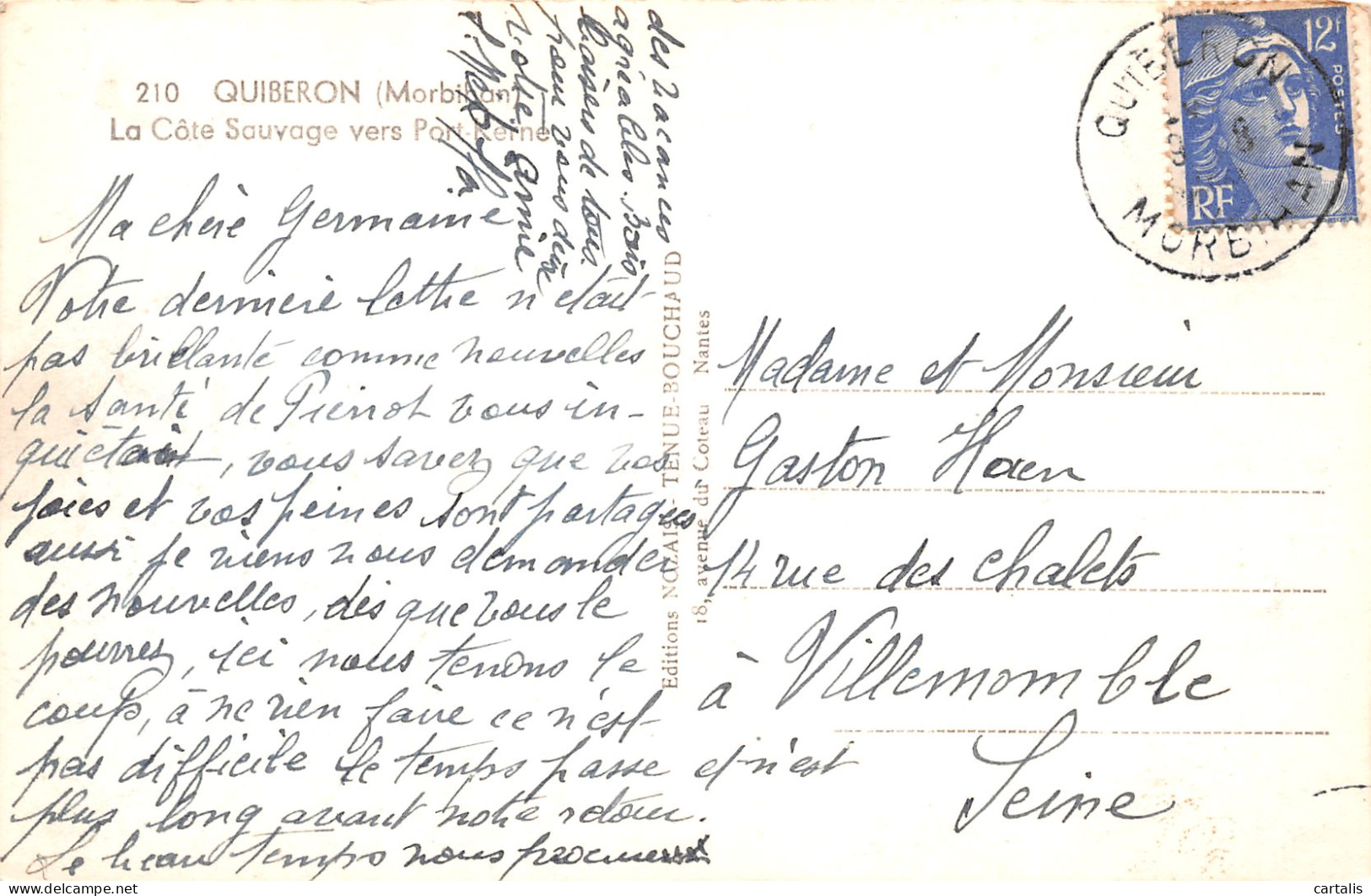 56-QUIBERON-N°3871-G/0151 - Quiberon