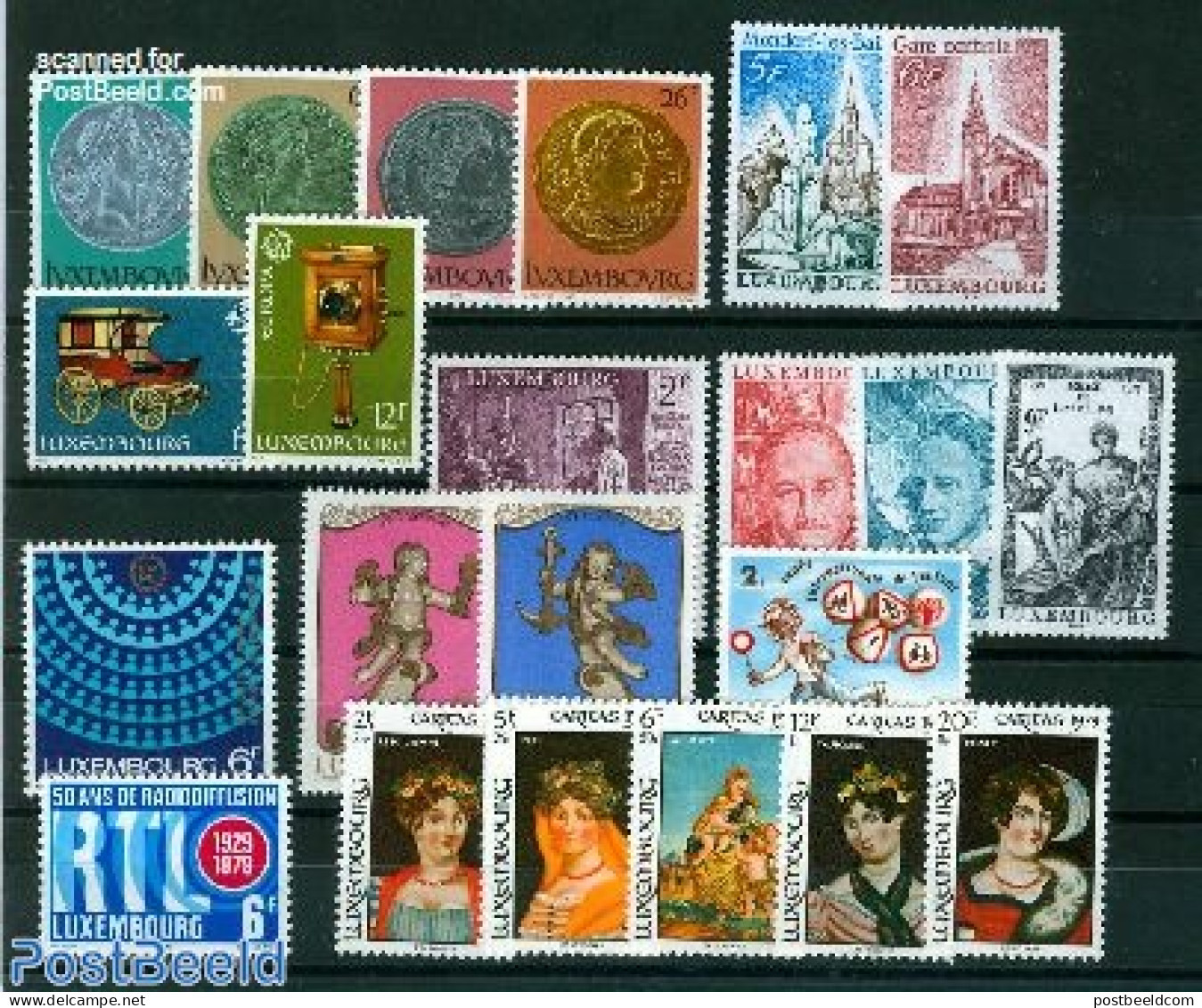 Luxemburg 1979 Yearset 1979, Complete, 22v, Mint NH, Various - Yearsets (by Country) - Ungebraucht