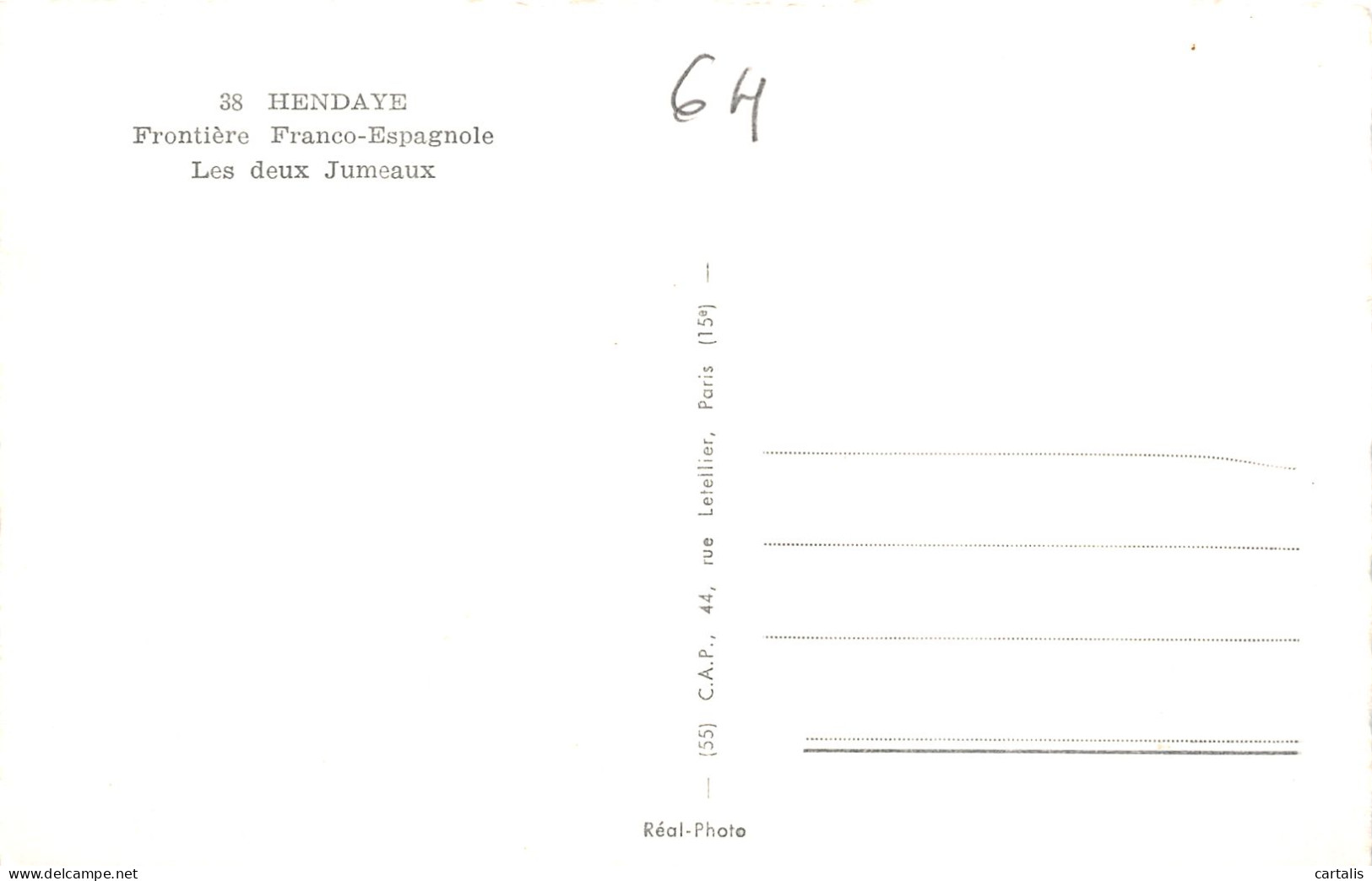 64-HENDAYE-N°3872-F/0213 - Hendaye