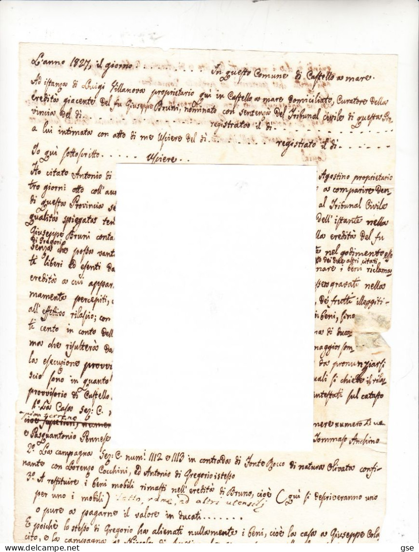 MANOSCRITTI  Dal 1810 Al 1870 (40 Oggetti Differenti) - Manuscritos