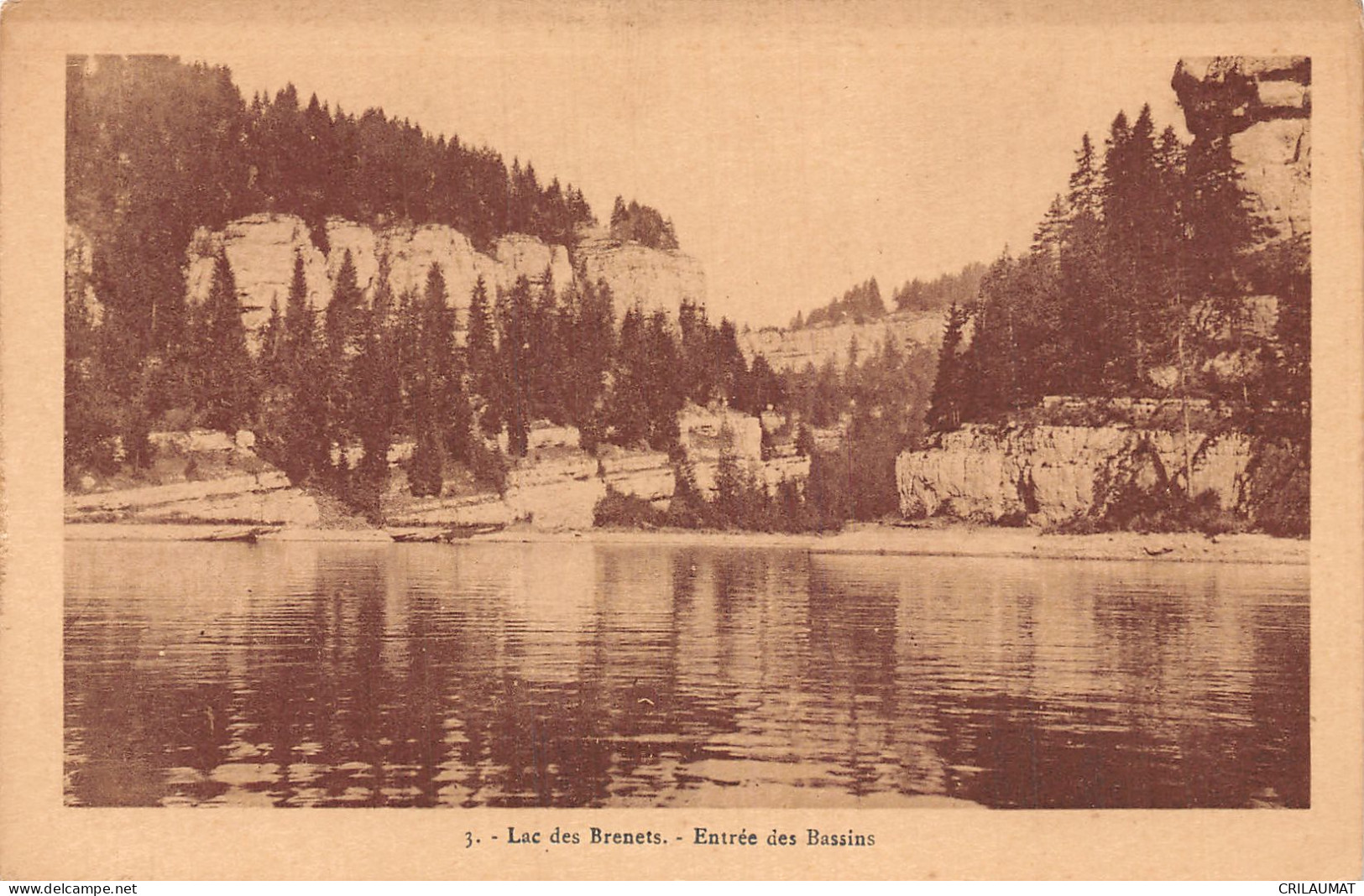 ET-SUISSE LAC DES BRENETS-N°T2930-E/0331 - Les Brenets