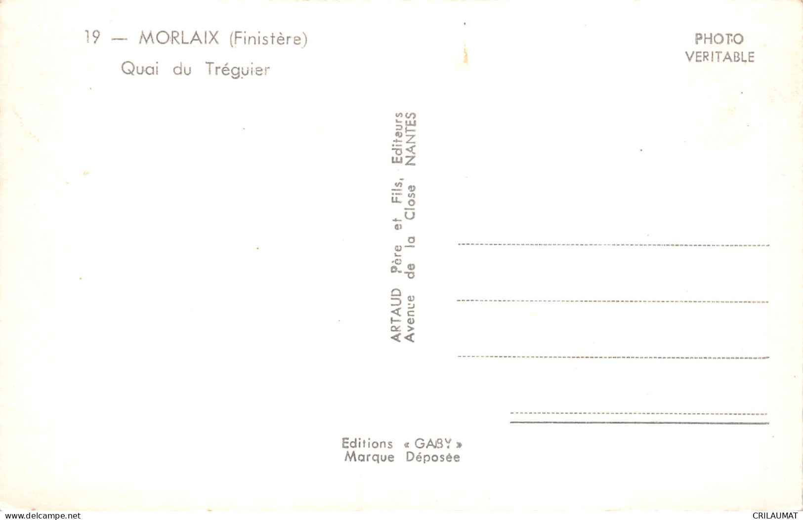 29-MORLAIX-N°T2930-E/0165 - Morlaix