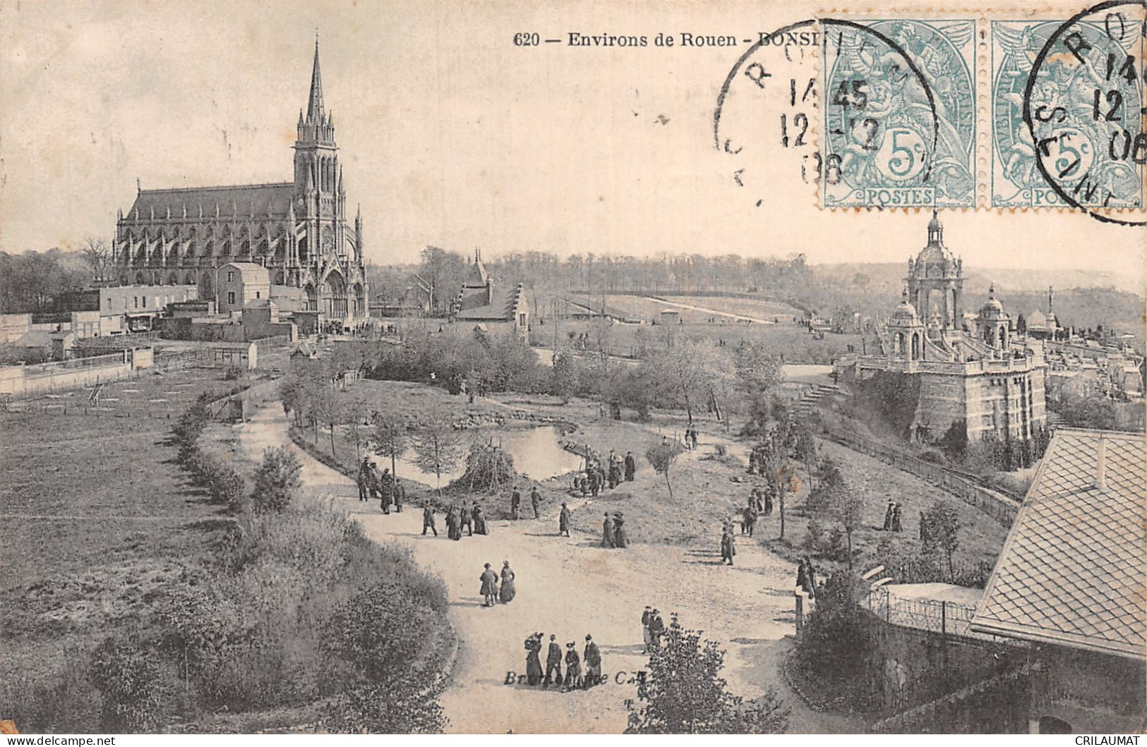 76-BONSECOURS-N°T2931-A/0335 - Bonsecours