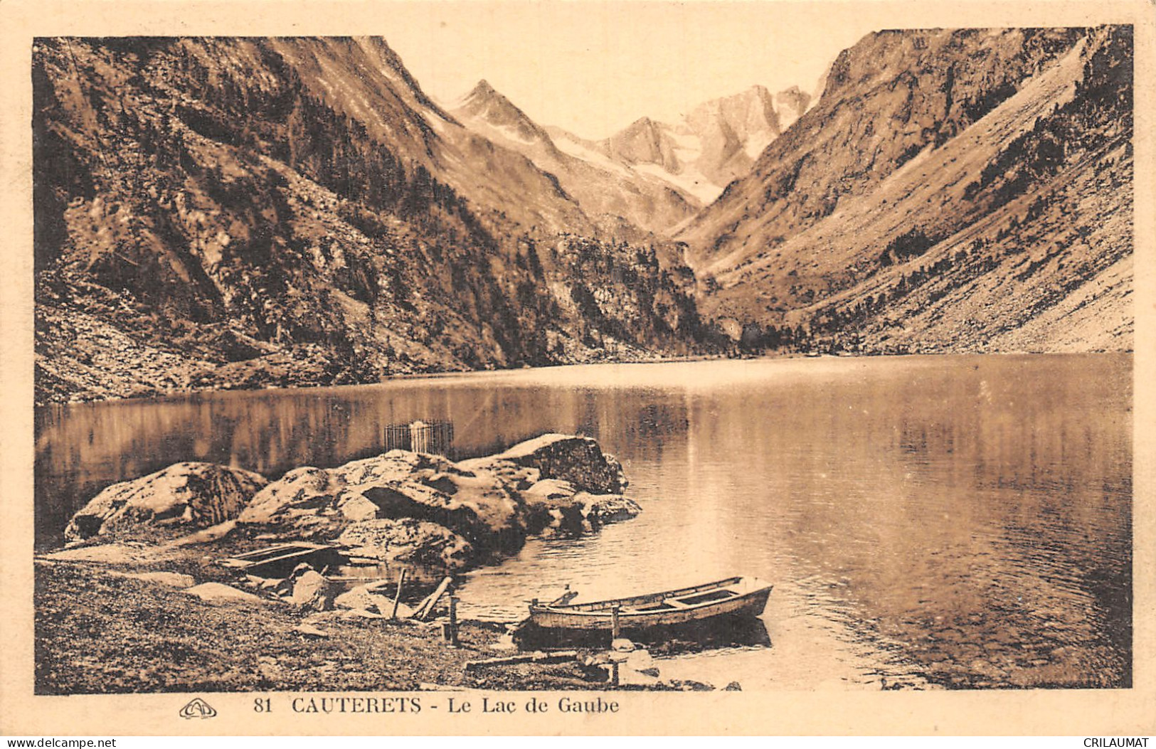 65-CAUTERETS LAC DE GAUBE-N°T2931-A/0303 - Cauterets