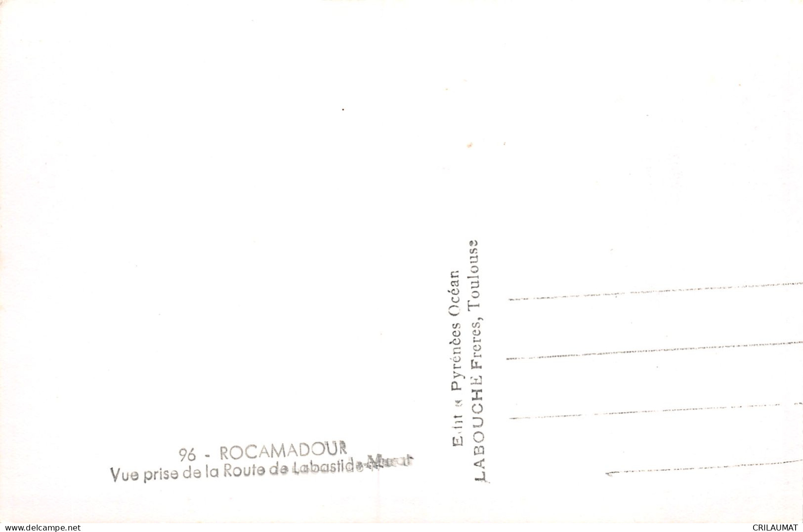 46-ROCAMADOUR-N°T2930-H/0313 - Rocamadour