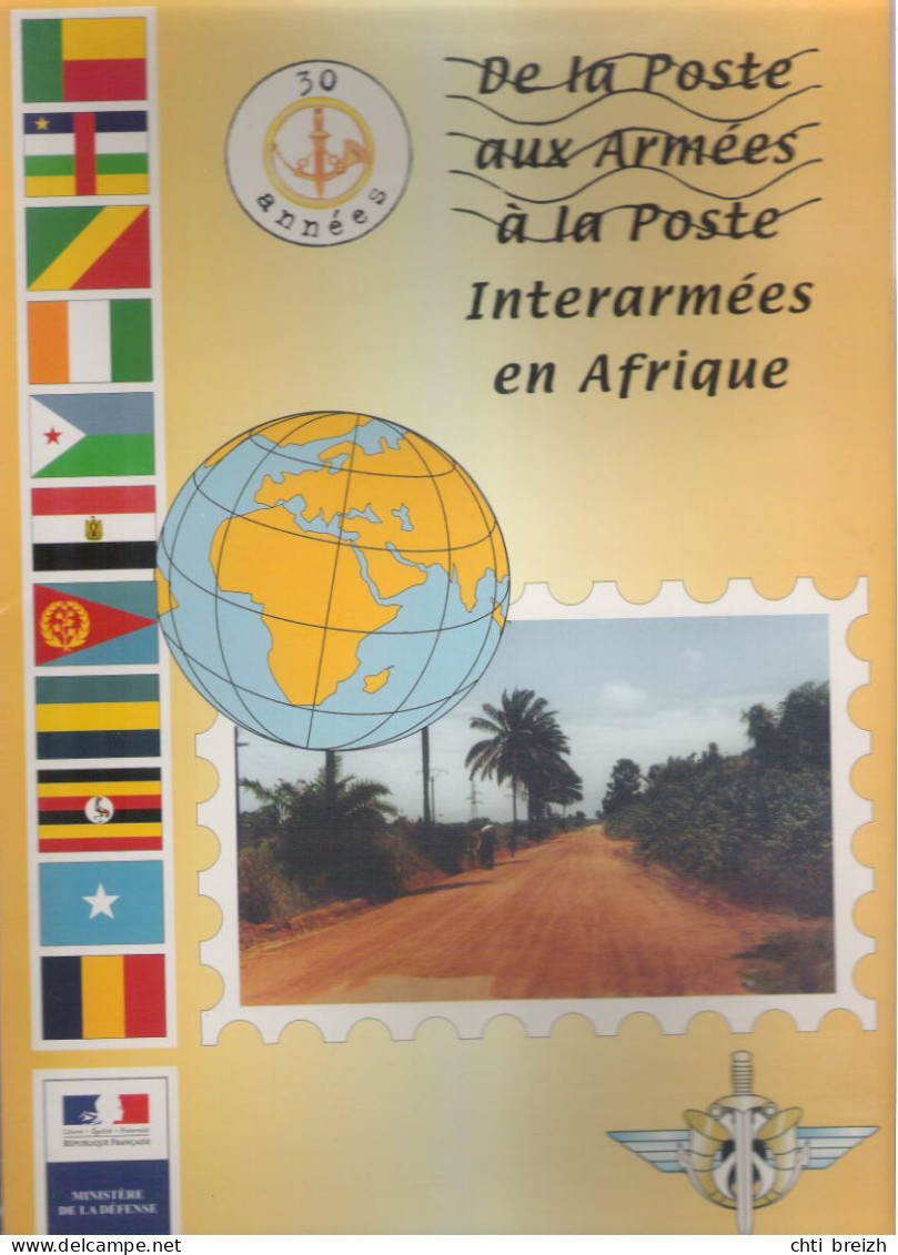 Pochette De 12 Plaquettes De La Poste Aux Armées - 2 Enveloppes - 1 Carte Postale (poste En Egypte - Djibouti - Somalie - Documents De La Poste