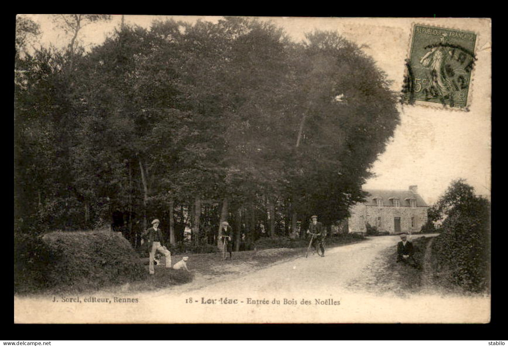 22 - LOUDEAC - ENTREE DU BOIS DES NOELLES - VOIR ETAT - Loudéac