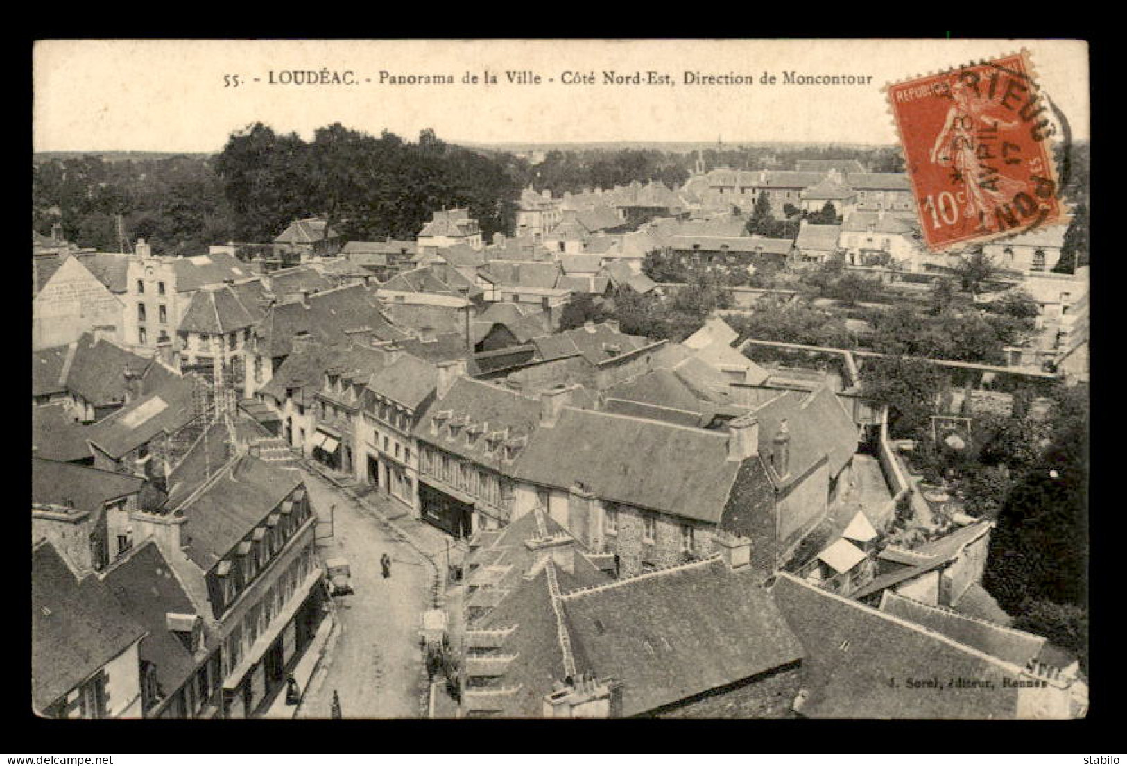 22 - LOUDEAC - PANORAMA - Loudéac