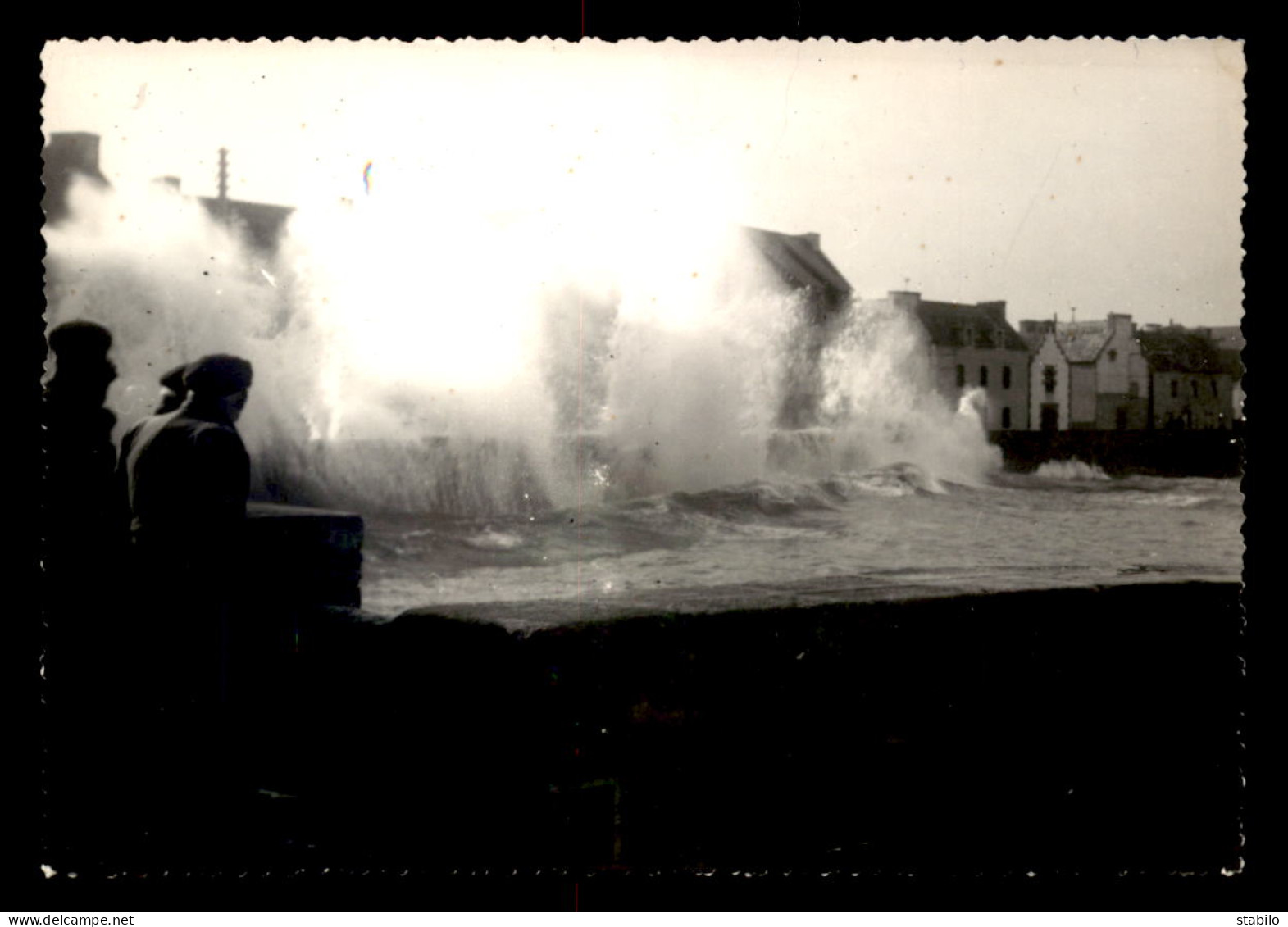 29 - ILE DE SEIN - TEMPETE DANS LE PORT - Ile De Sein