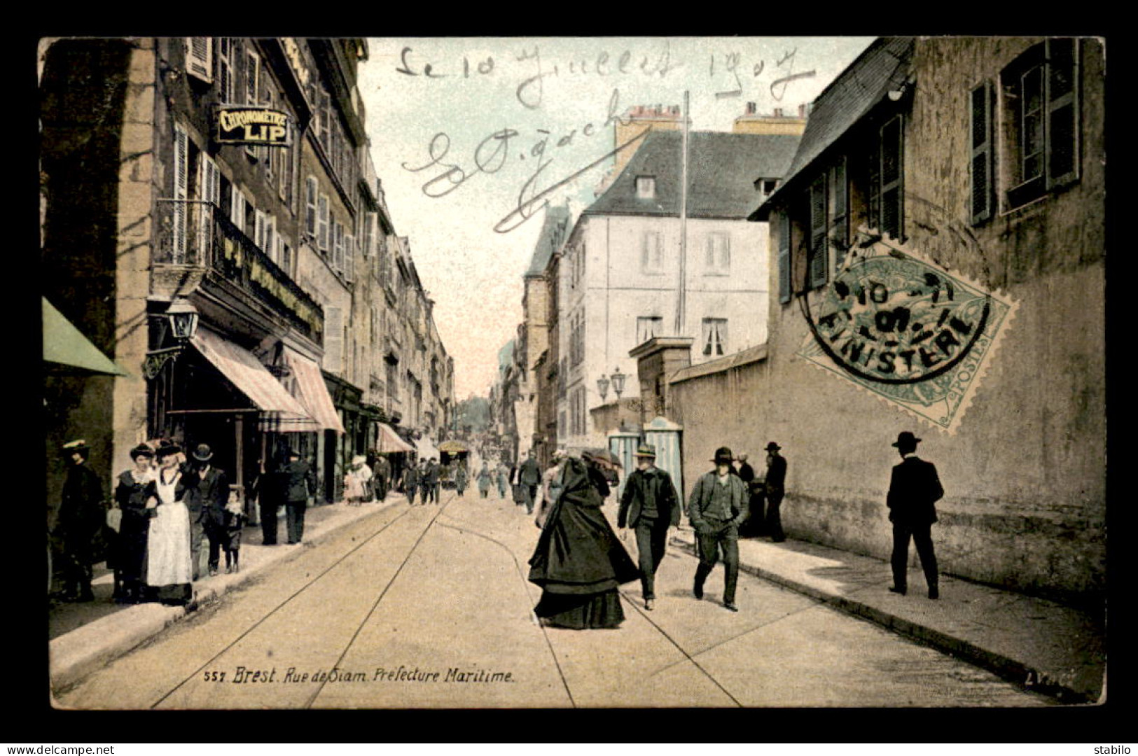 29 - BREST - RUE DE SIAM - LA PREFECTURE MARITIME - AQUA-PHOTO - Brest