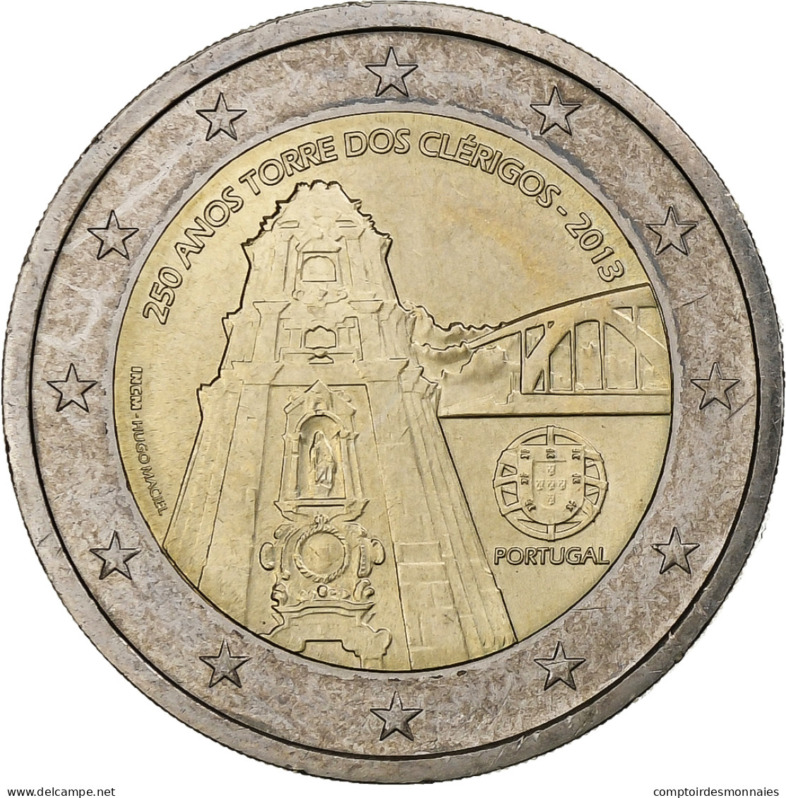 Portugal, 2 Euro, 250 Anos, 2013, Lisbonne, SPL, Bimétallique, KM:New - Portogallo