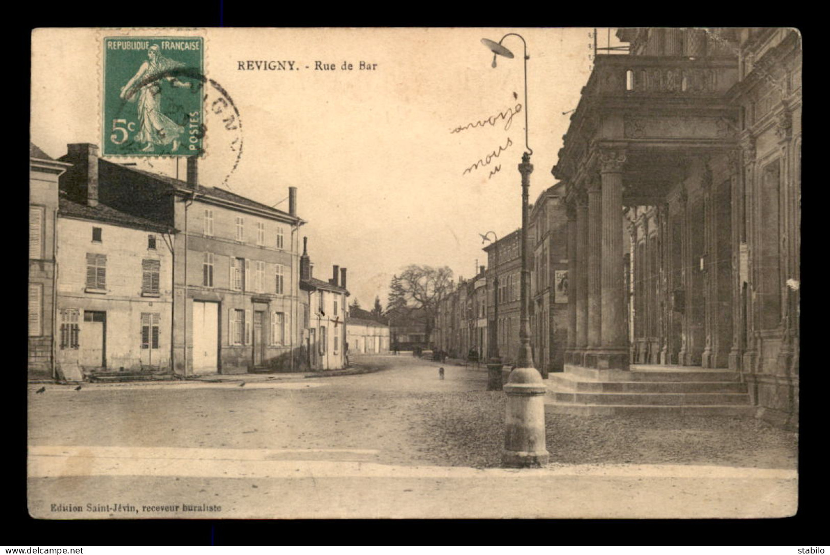 55 - REVIGNY-SUR-ORNAIN - RUE DE BAR - EDITEUR ST-JEVIN - Revigny Sur Ornain