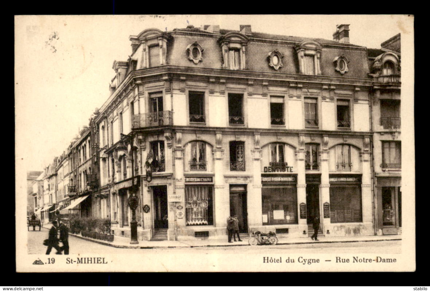 55 - ST-MIHIEL - HOTEL DU CYGNE RUE NOTRE-DAME - EDITEUR C.A.P. - Saint Mihiel