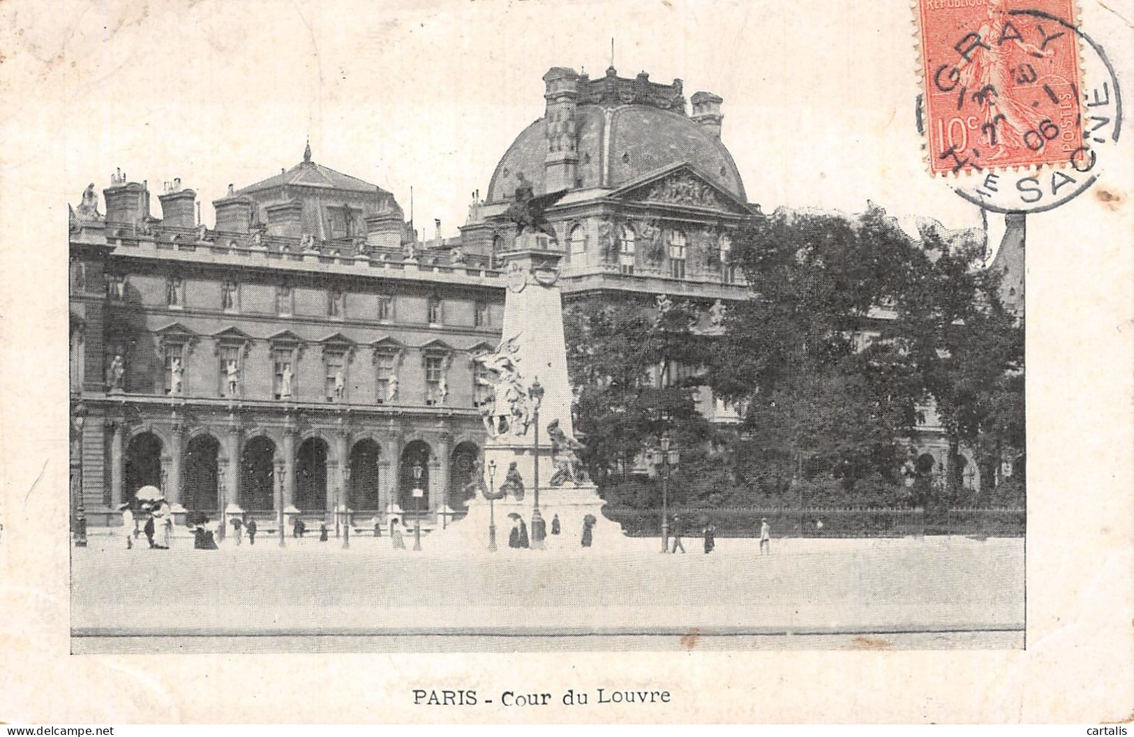 75-PARIS LE LOUVRE-N°4486-G/0107 - Louvre