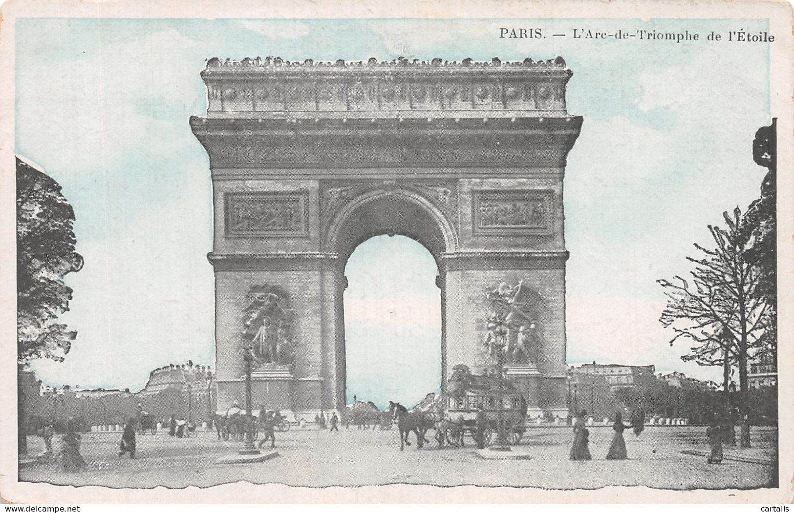 75-PARIS ARC DE TRIOMPHE-N°4487-F/0005 - Arc De Triomphe