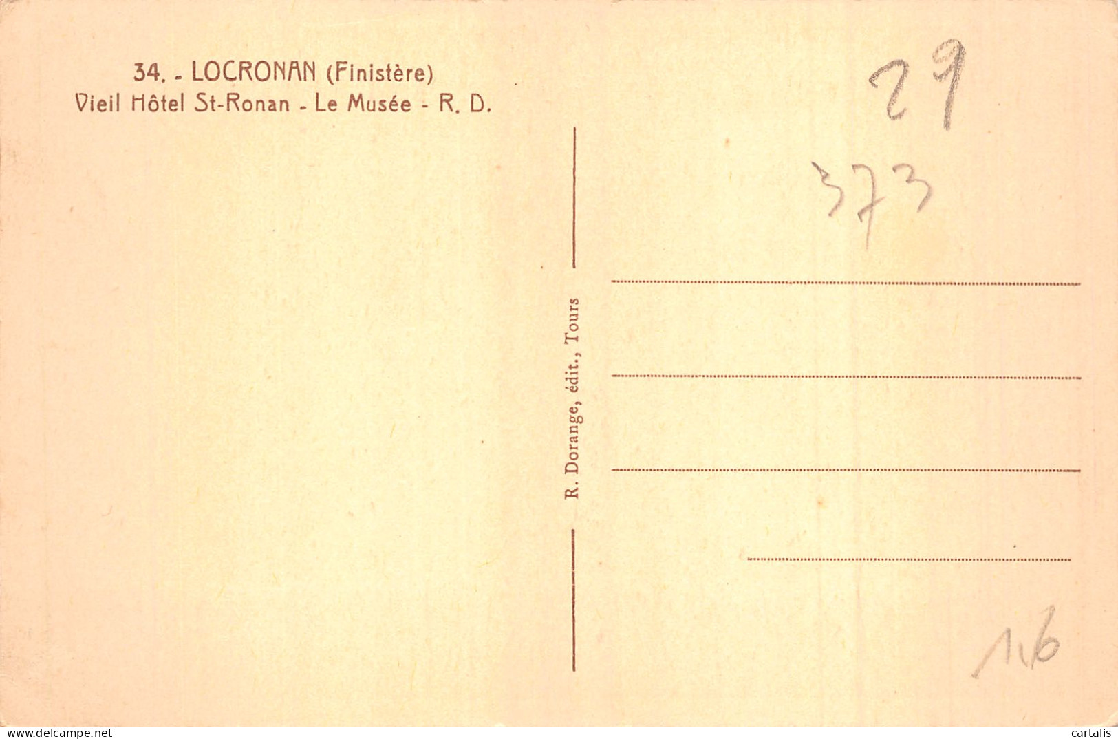 29-LOCRONAN-N°4487-E/0207 - Locronan