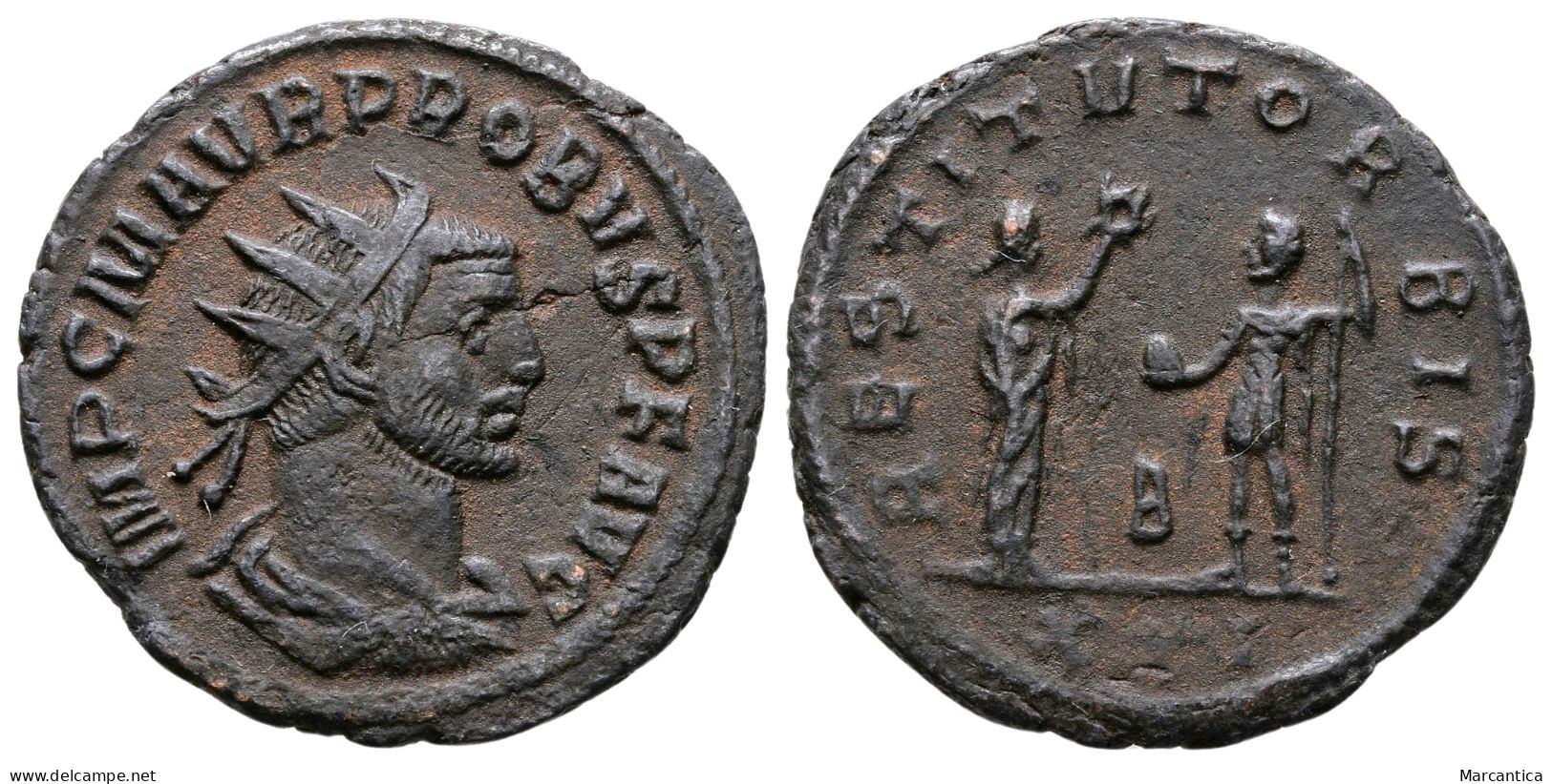 Probus. A.D. 276-282. Æ Antoninianus. 3.34 Gm. 21 Mm. Antioch Mint. - La Crisis Militar (235 / 284)