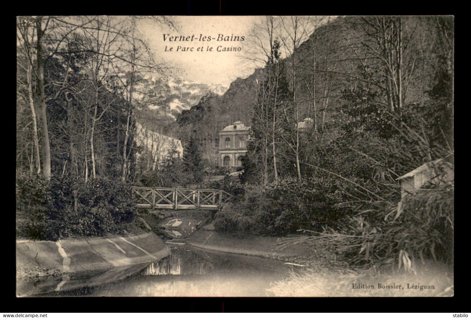 66 - VERNET-LES-BAINS - LE PARC ET LE CASINO - Autres & Non Classés