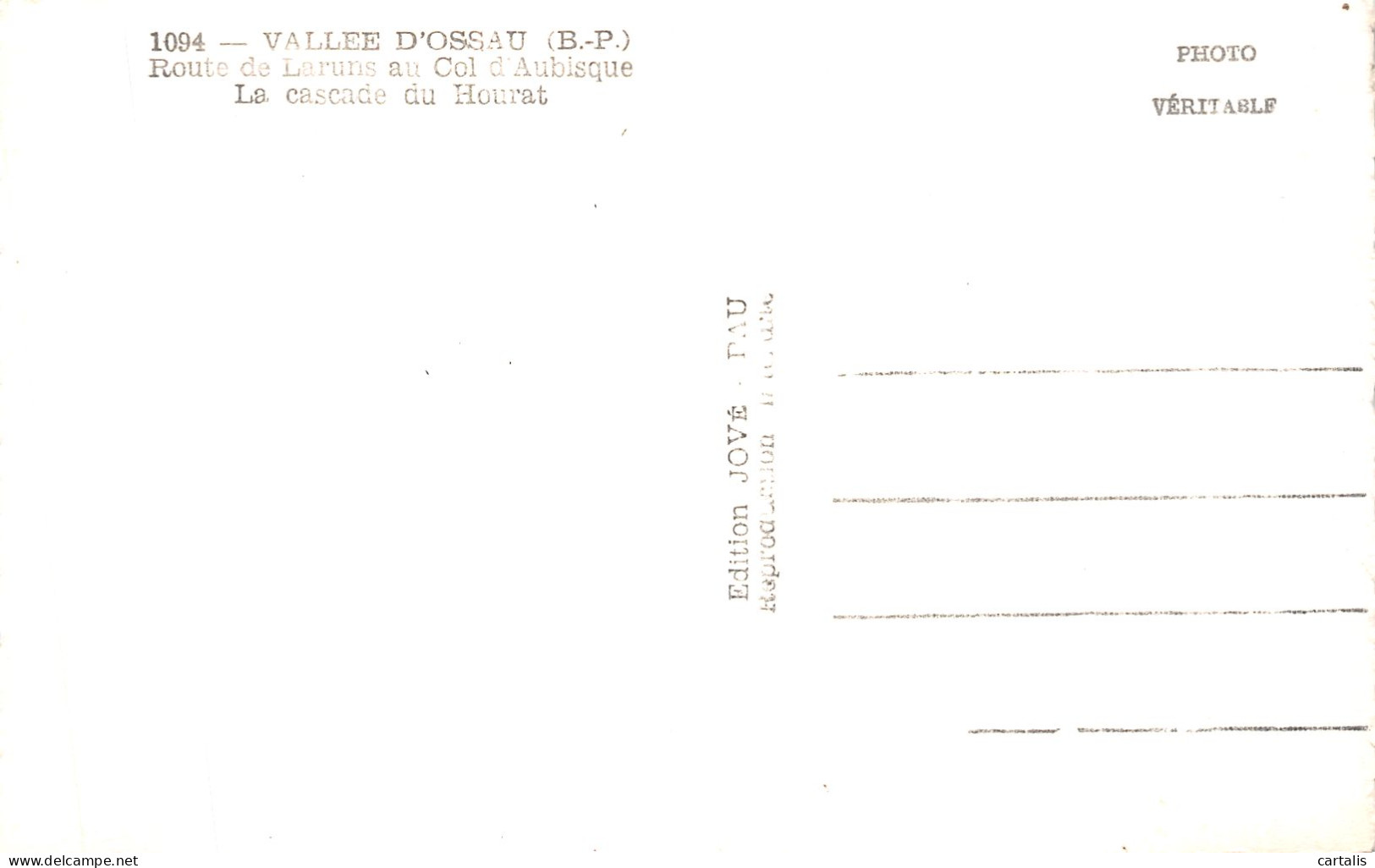 64-VALLEE D OSSAU CASCADE DU HOURAT-N°4488-A/0151 - Andere & Zonder Classificatie