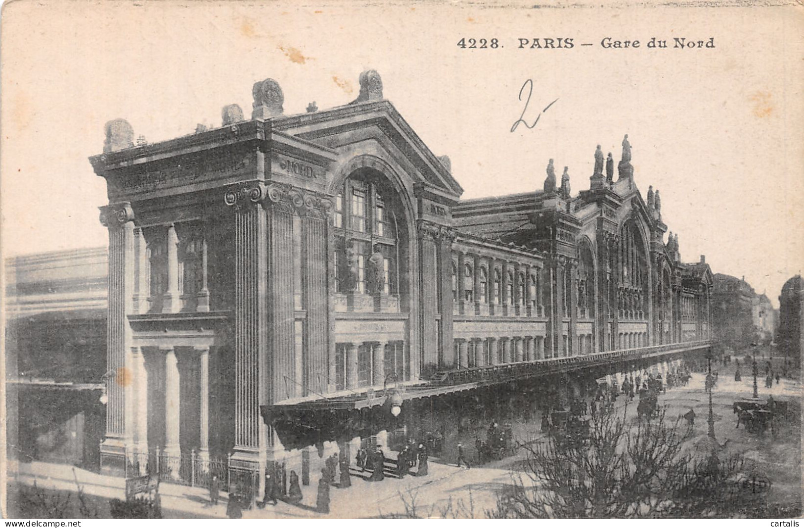 75-PARIS GARE DU NORD-N°4487-H/0311 - Metro, Stations