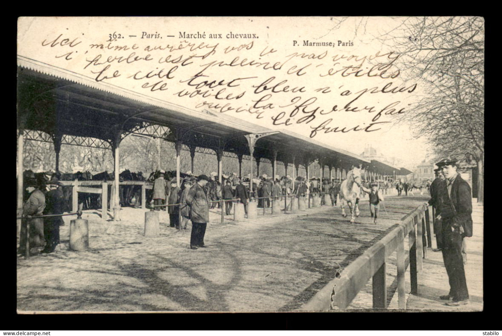 75 - PARIS 5EME - 13EME - LE MARCHE AUX CHEVAUX BOULEVARD ST-MARCEL - EDITEUR P. MARMUSE - Arrondissement: 05