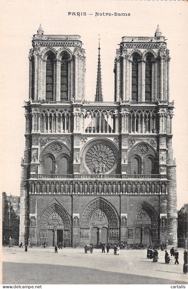 75-PARIS NOTRE DAME-N°4488-G/0173 - Notre Dame Von Paris