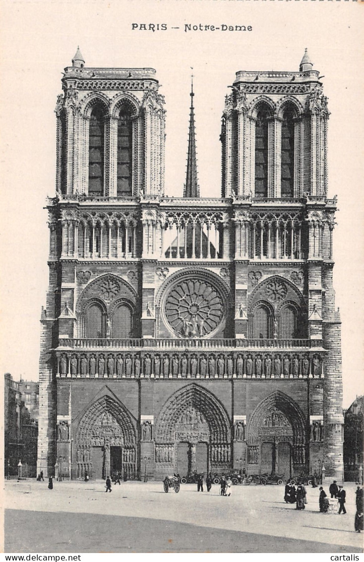 75-PARIS NOTRE DAME-N°4488-G/0173 - Notre-Dame De Paris