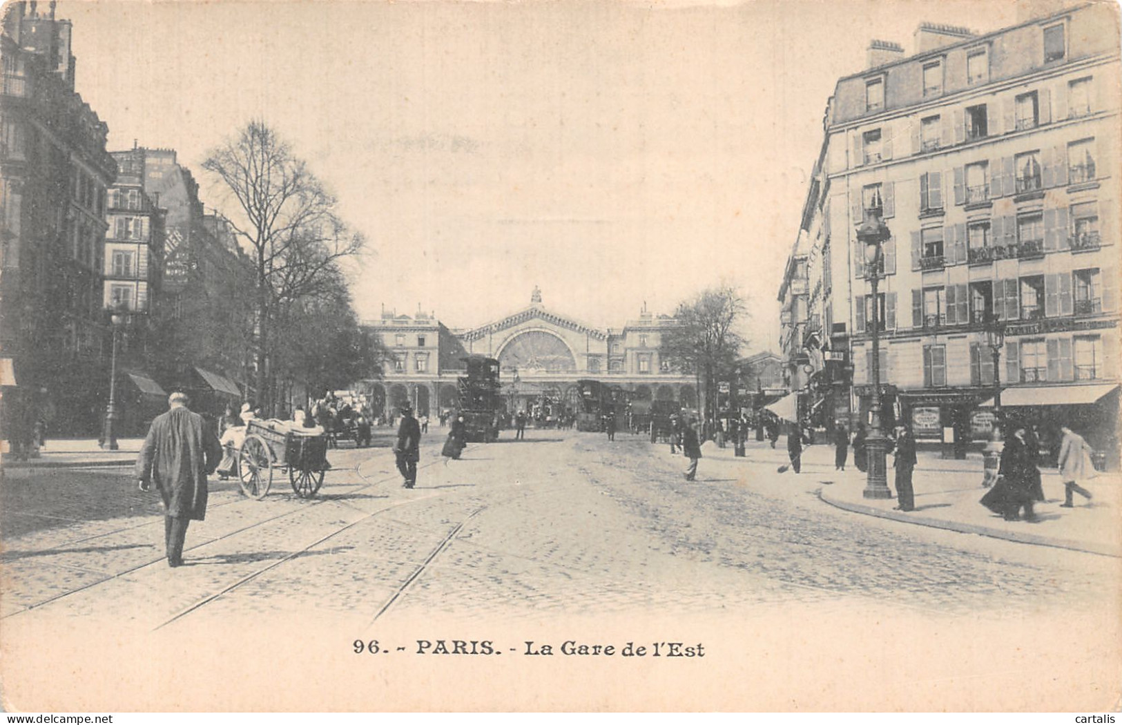 75-PARIS GARE DE L EST-N°4488-G/0039 - Metro, Stations