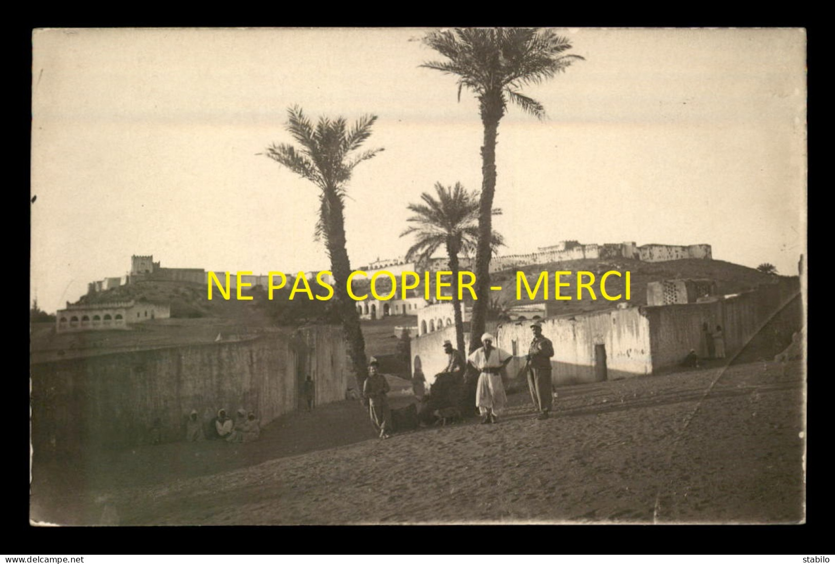 ALGERIE - SAHARA - BENI-ABBES - CARTE PHOTO ORIGINALE LAUROY EDITEUR - Autres & Non Classés