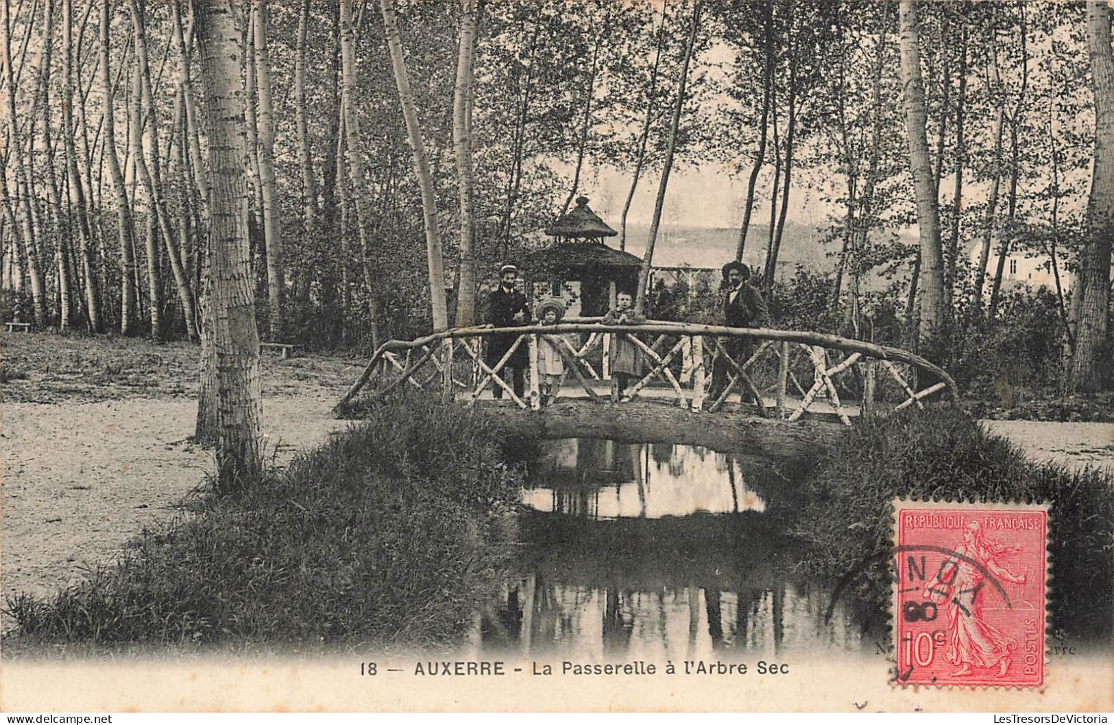 FRANCE - Auxerre - La Passerelle à L'arbre Sec - Carte Postale Ancienne - Auxerre