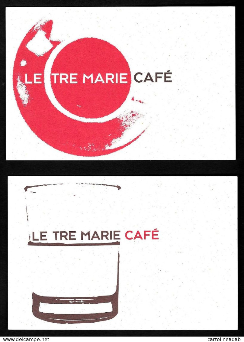 [MD9145] CPM - SERIE DI 2 CARTOLINE - LE TRE MARIE CAFE' - PERFETTE - NV - Milano