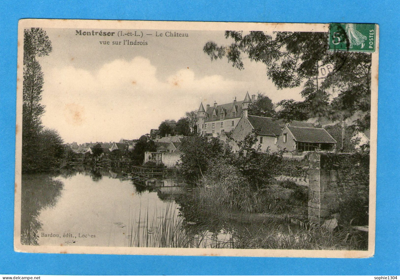 MONTRESOR - Le Château Vue Sue L'Indrois - 1908 - Montrésor