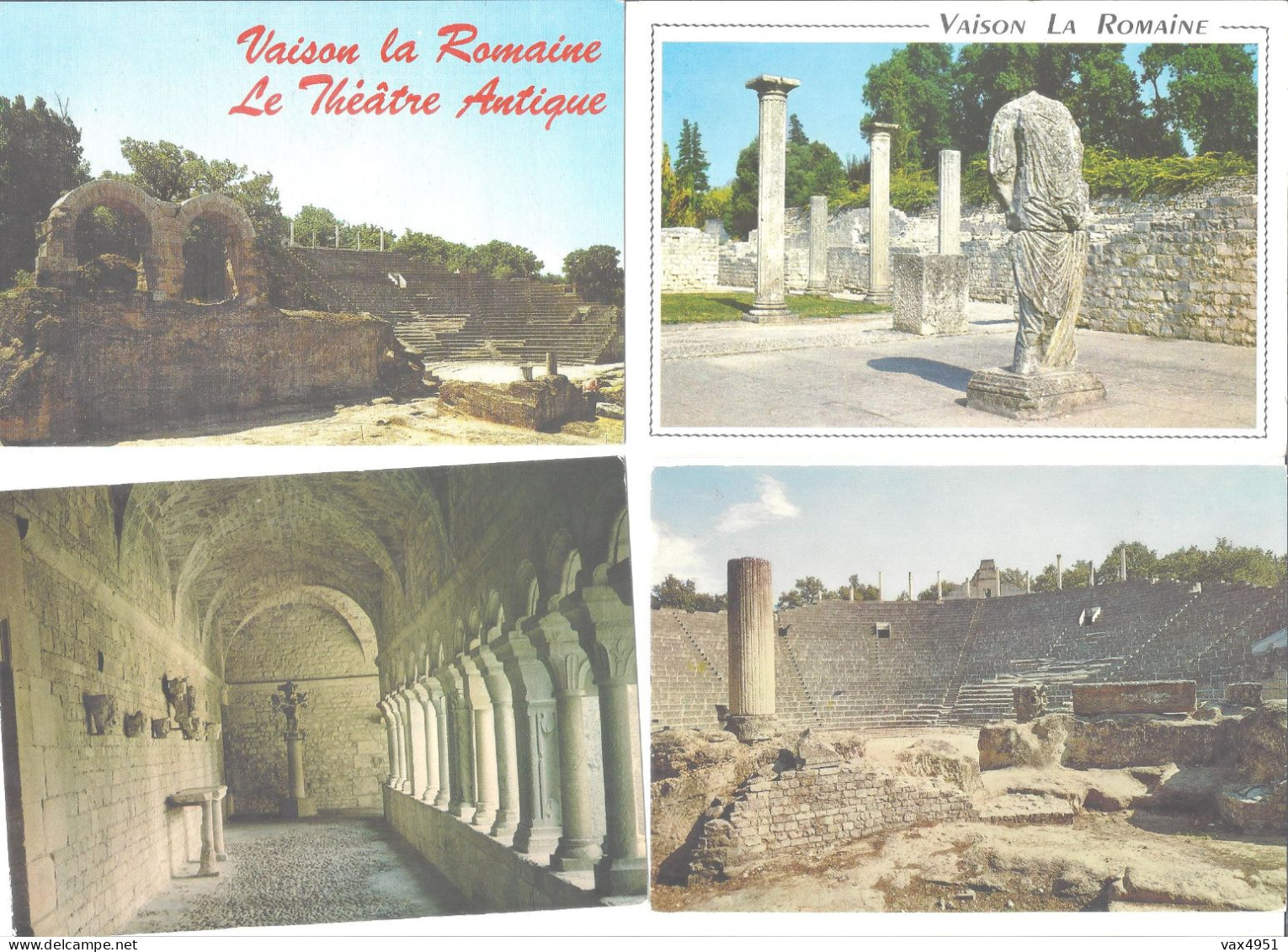 VAISON LA ROMAINE         LOT DE 16 CARTES         ***      A  SAISIR **** - Vaison La Romaine