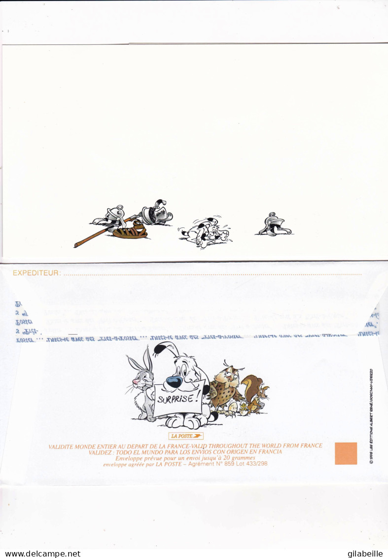 FRANCE - PAP - Entier Postal -  Asterix Et Obelix - Goscinny/uderzo - Joyeux Anniversaire - Carte +enveloppe - PAP: Sonstige (1995-...)