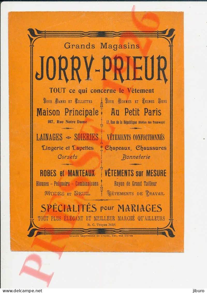 Publicité 1926 Compagnie Générale De Recaoutchoutage Troyes Romilly-sur-Seine Pneus Usagés + Jorry-Prieur 250/42 - Non Classés