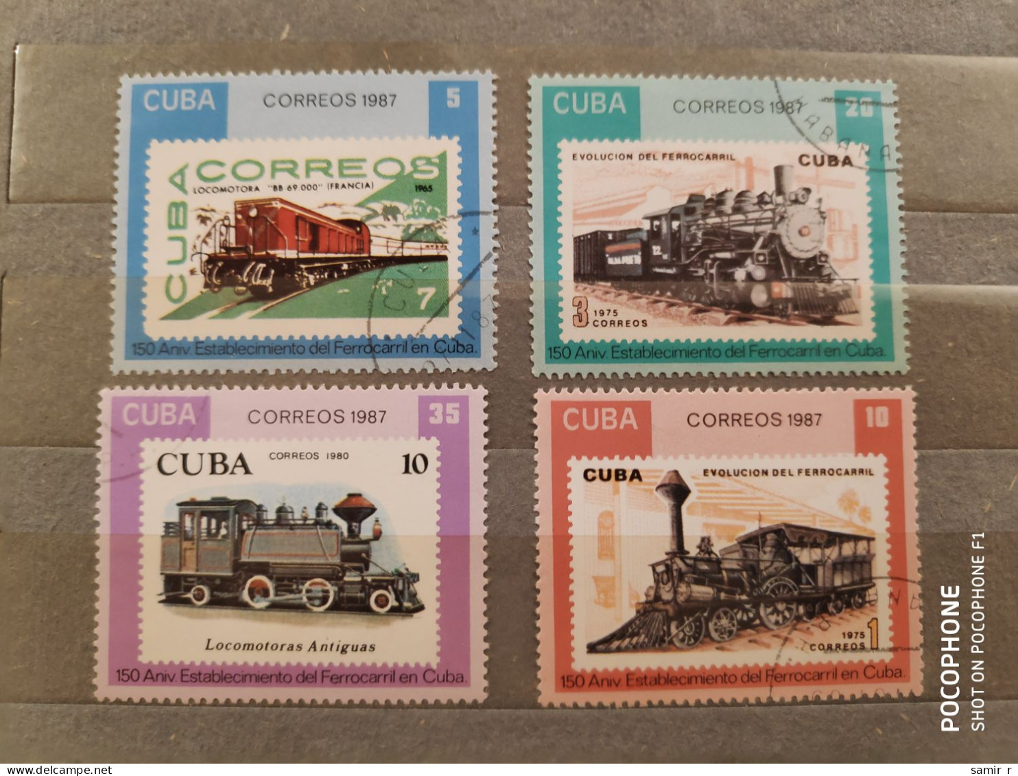 1987	Cuba	Locomotives (F86) - Usati