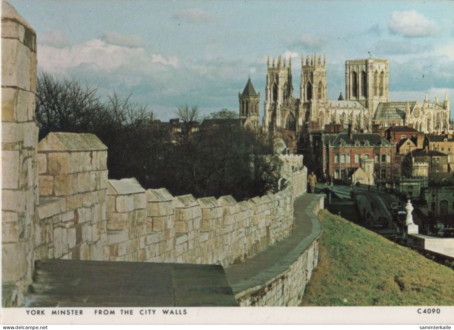 74162 - Grossbritannien - York - Minster, From The City Walls - Ca. 1980 - York