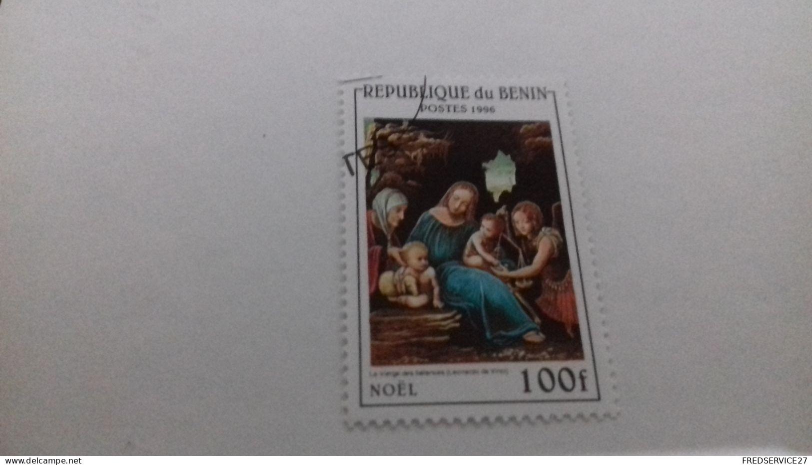 LR / REPUBLIQUE  DU BENIN NOEL 100F 1996 - Benin - Dahomey (1960-...)