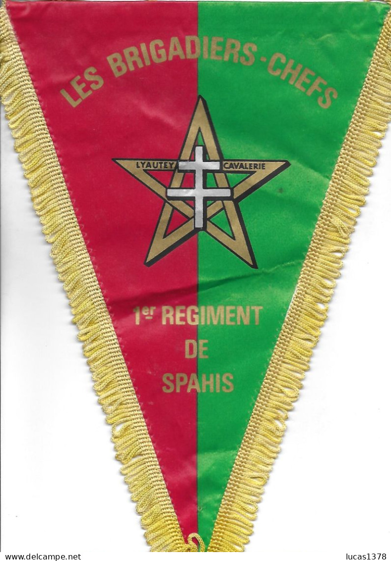 FRANCE - FANION  - 1er Régiment De Spahis - LYAUTEY CAVALERIE - Armée De Terre