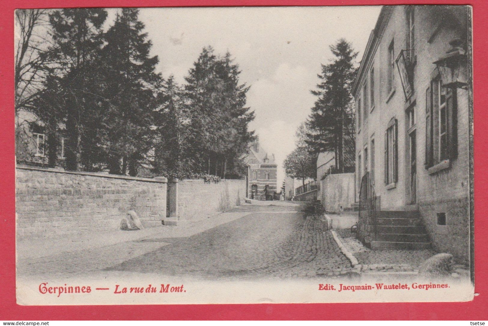 Gerpinnes - La Rue Du Mont - 1909 ( Voir Verso ) - Gerpinnes