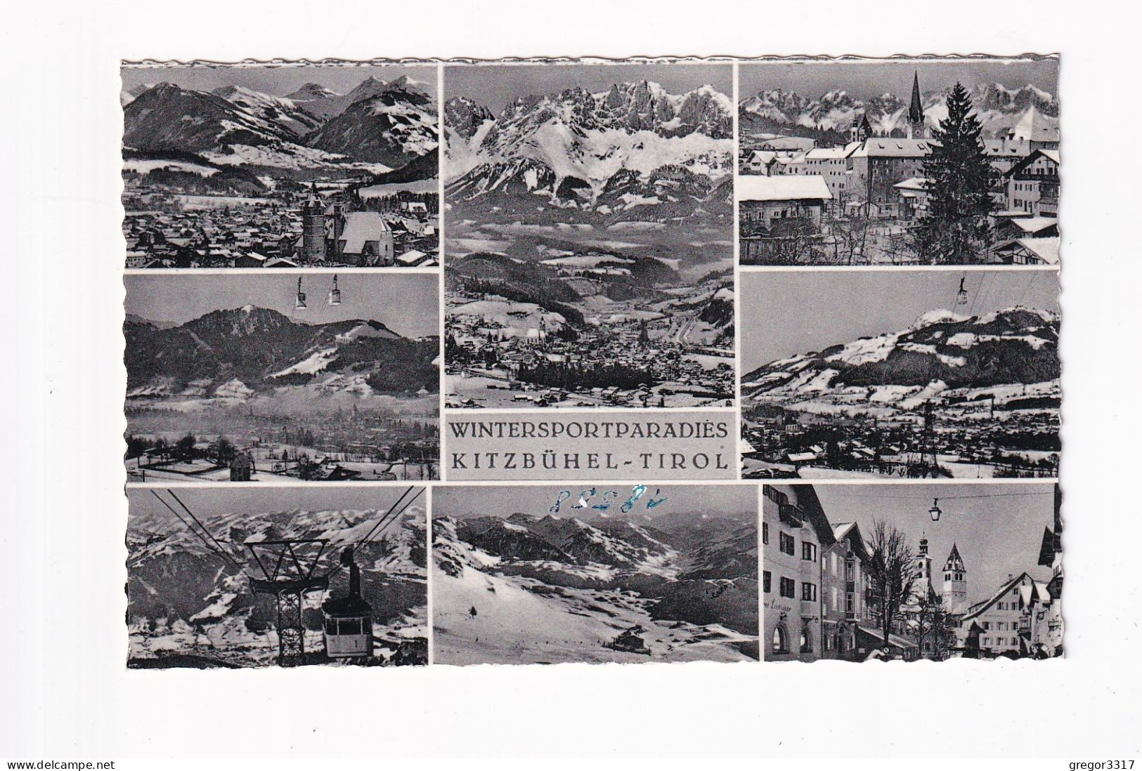 E6195) KITZBÜHEL - Tirol - Schöne S/W Mehrbild AK Alt ! - Kitzbühel