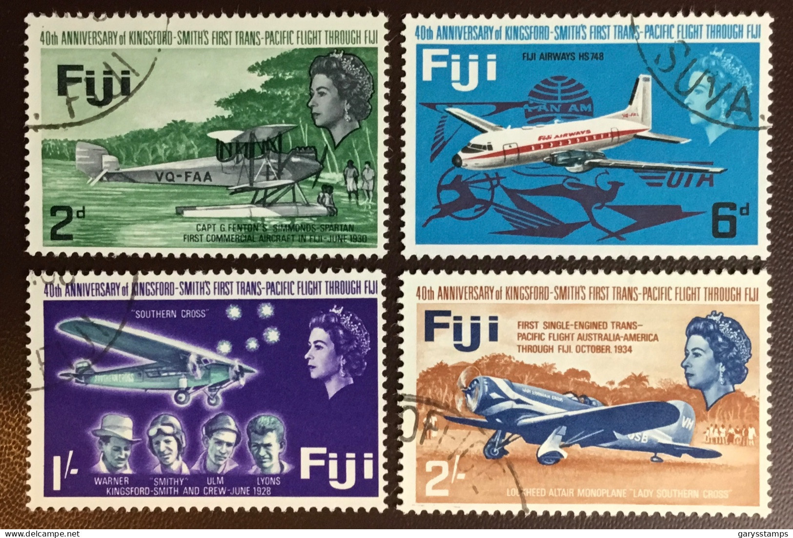 Fiji 1968 Air Service FU - Fidji (...-1970)