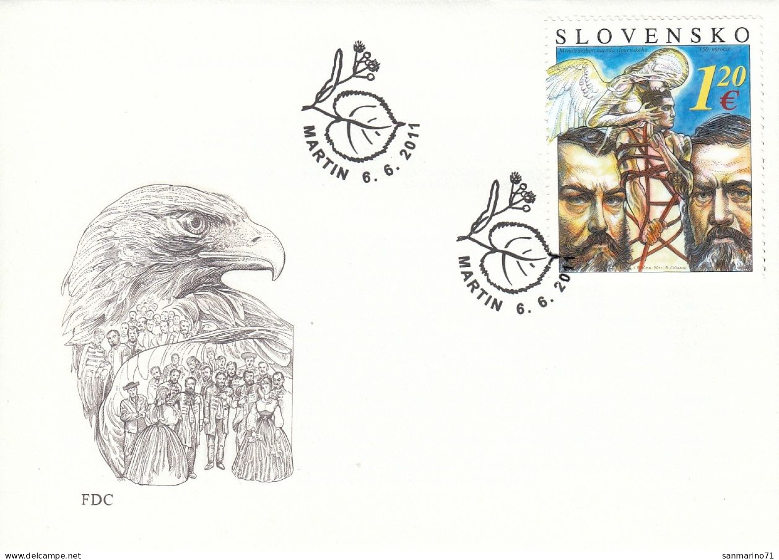 FDC SLOVAKIA 663 - FDC