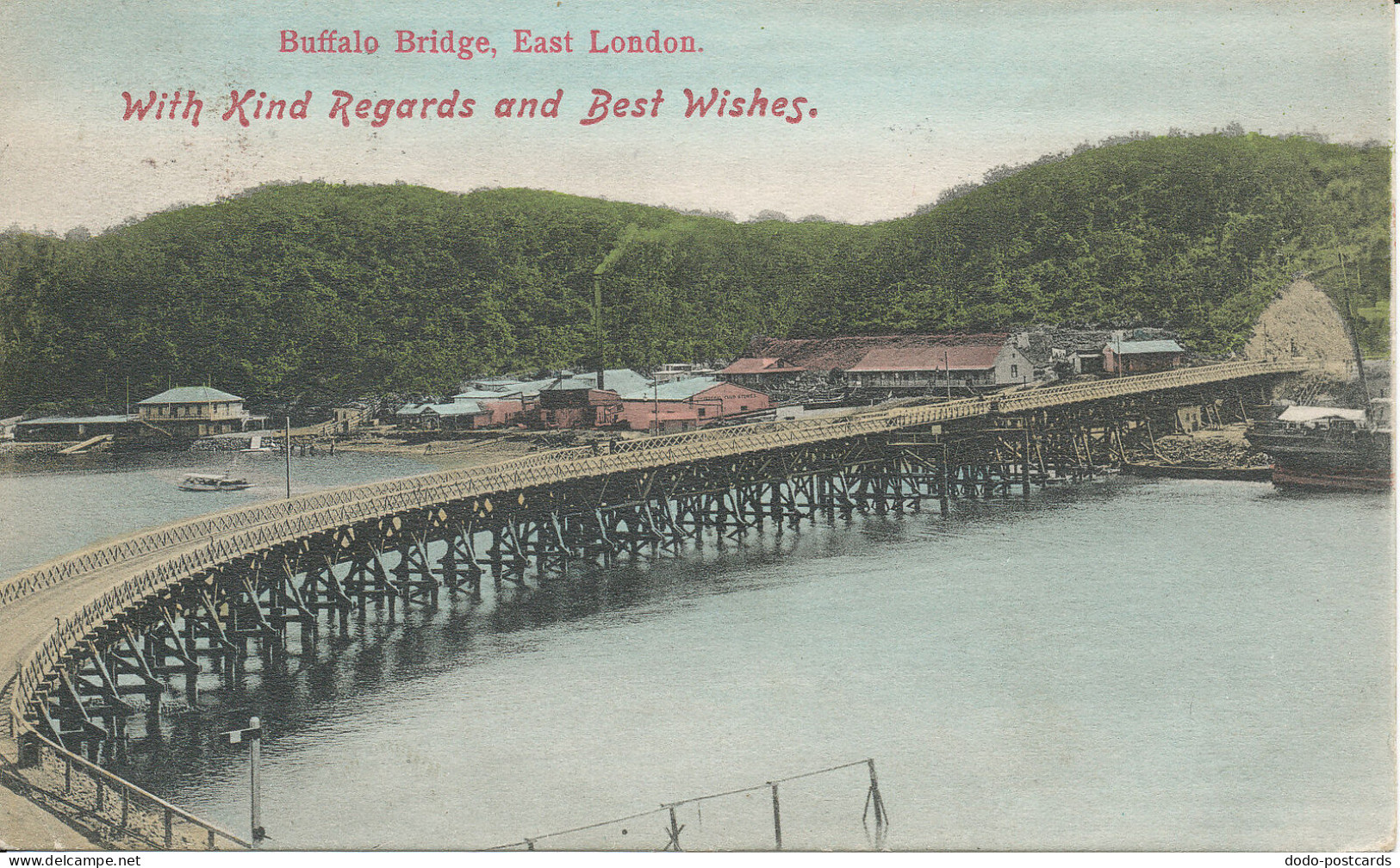 PC37238 Buffalo Bridge. East London. 1909. B. Hopkins - Altri & Non Classificati