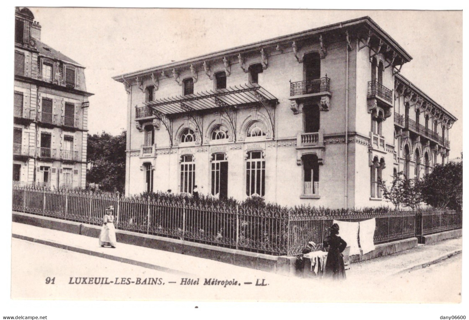 LUXEUIL LES BAINS - Hotel Métropole (carte Animée) - Luxeuil Les Bains