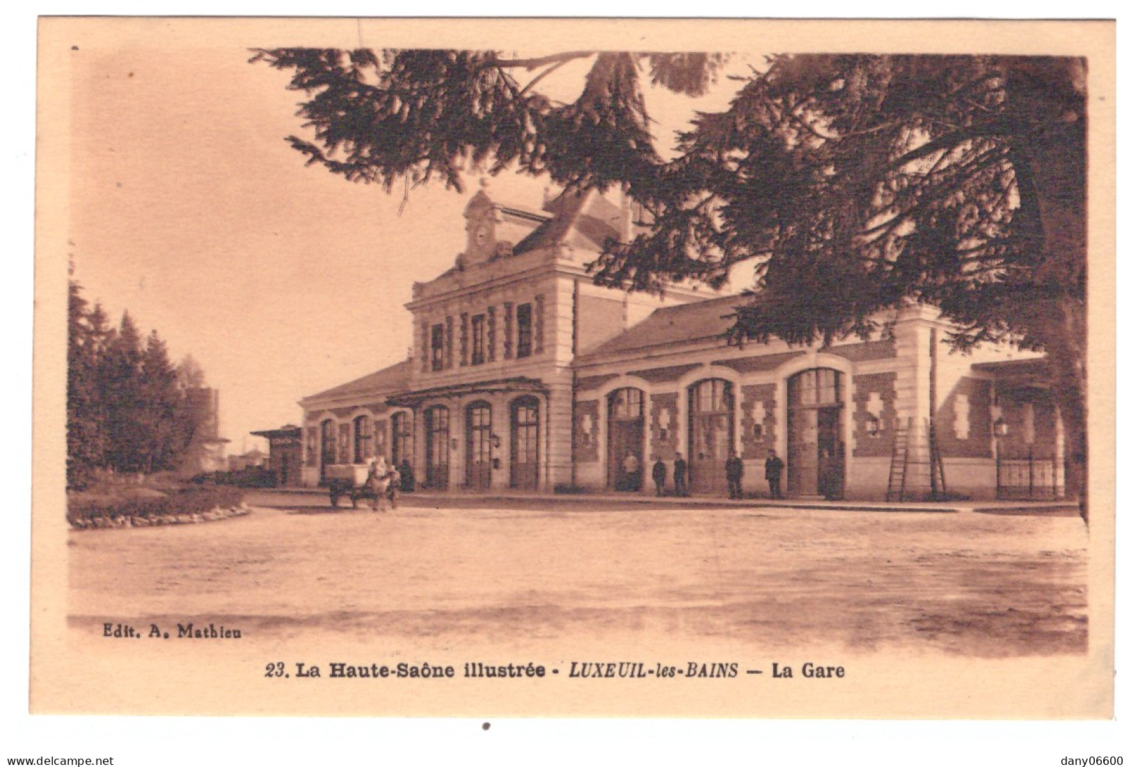 LUXEUIL LES BAINS - La Gare (carte Animée) - Luxeuil Les Bains